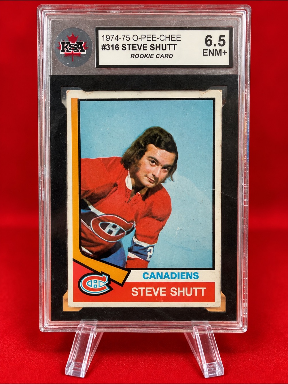 1974-75 Steve Shutt Rookie Card – Montreal Canadiens